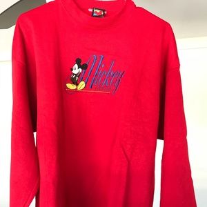 Red Mickey Mouse pullover DISNEY